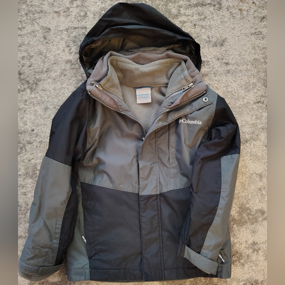 Columbia Interchange Boy's 2 In 1 Jacket Size Small